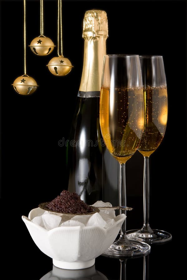 Caviar do Xmas imagem de stock Caviar do Xmas imagem de stock