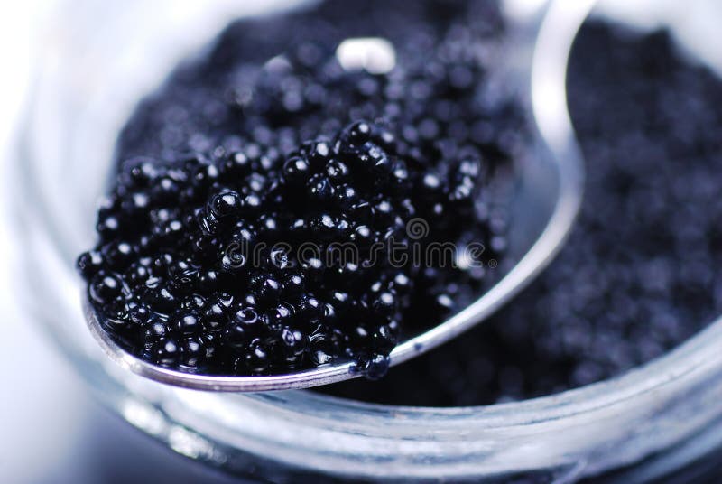 Caviar negro imagenes de archivo Caviar negro imagenes de archivo
