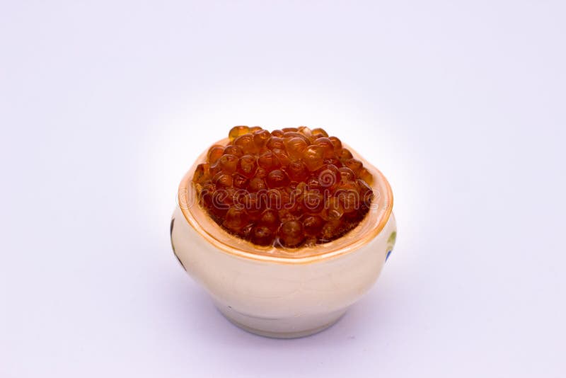 Caviar rojo de lujo en el cuenco Concepto de la foto de la comida imagenes de archivo Caviar rojo de lujo en el cuenco Concepto de la foto de la comida imagenes de archivo