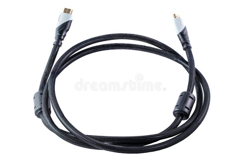 Cavo digitale di alta qualità HDMI video immagine stock Cavo digitale di alta qualità HDMI video immagine stock