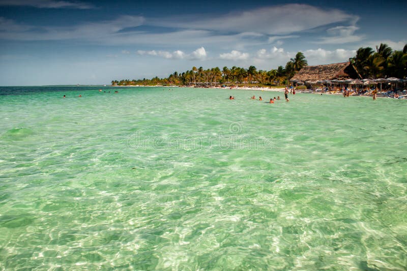 Beach located in Cayo Coco, Ciego de Avila, Cuba royalty free stock image Beach located in Cayo Coco, Ciego de Avila, Cuba royalty free stock image