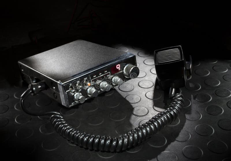 Emergency radio stock image. Image of plastic, cable 37858007