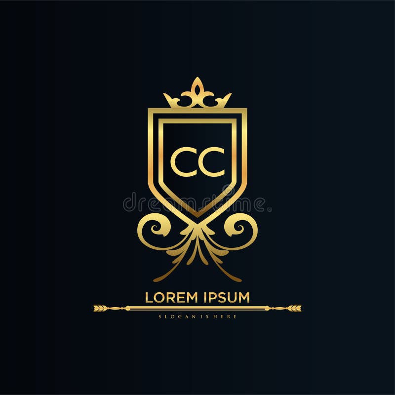 CC Letter Initial with Royal Template.elegant with Crown Logo Vector ...