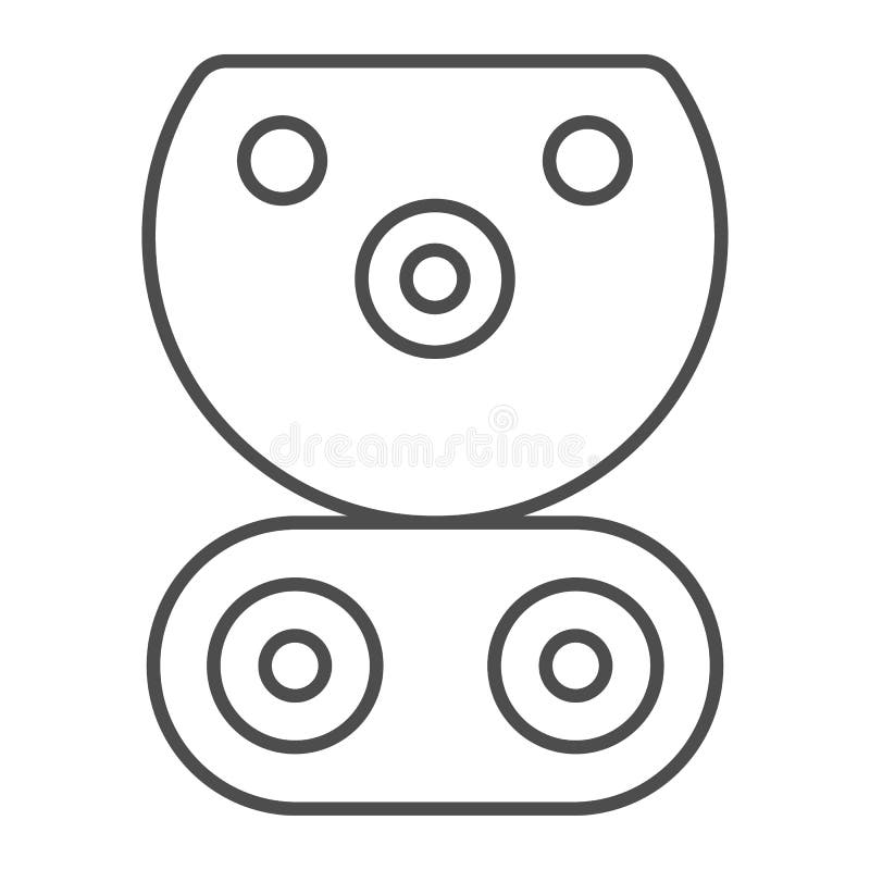 CCS Charger Thin Line Icon, Electric Car Concept, Electric Car Charging