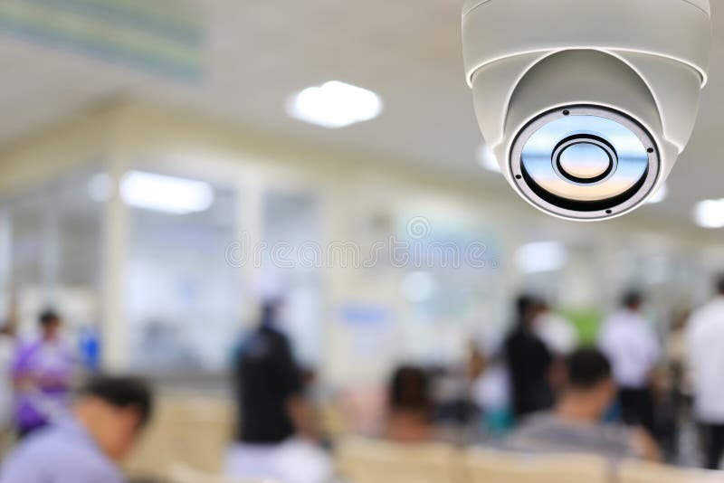 CCTV Tool of Dome Camera in Hospital Stock Image Image of monitoring