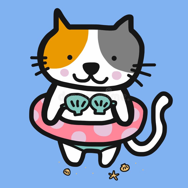 Bikini Cat Stock Illustrations 103 Bikini Cat Stock Illustrations