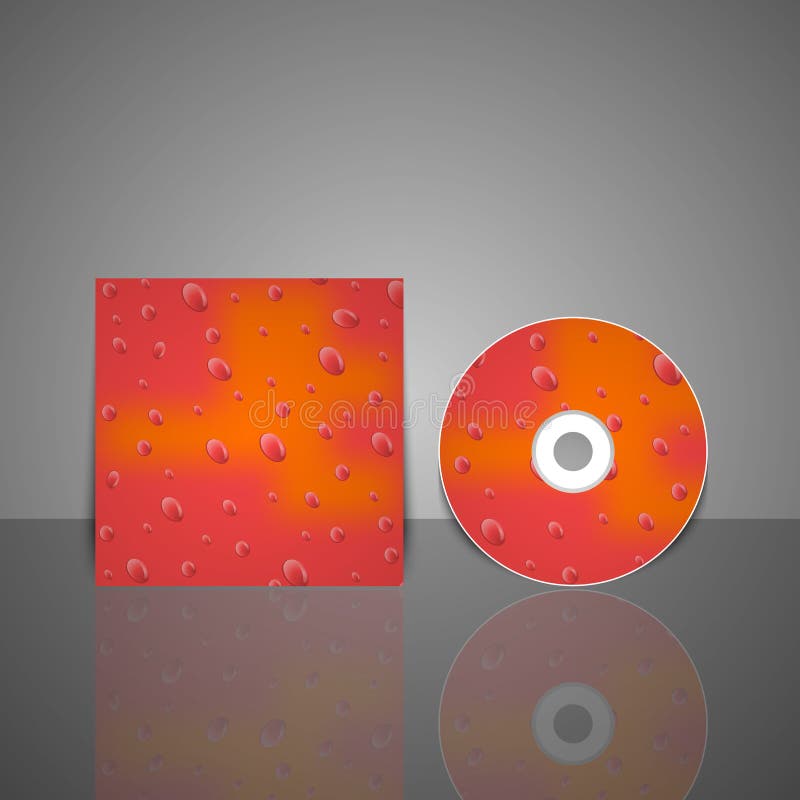 Vector Cd Cover Design Template Stock Vector Illustration of cover