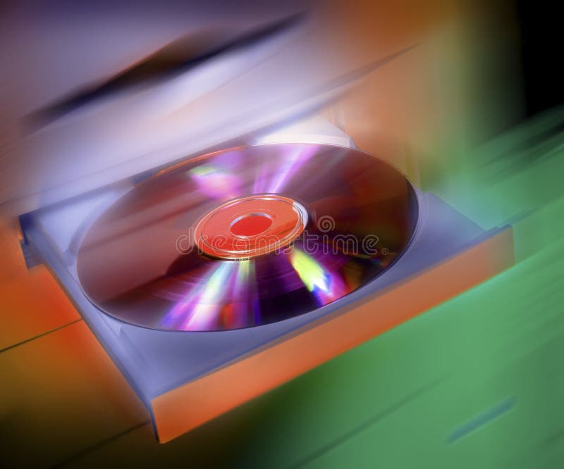 CD or DVD Computer Drive stock photography CD or DVD Computer Drive stock photography