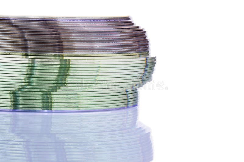 CD / DVD Stack stock photo. Image of music, office, stack - 22983166