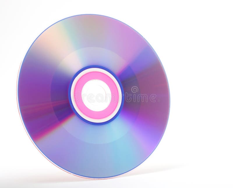 CD isolated on White