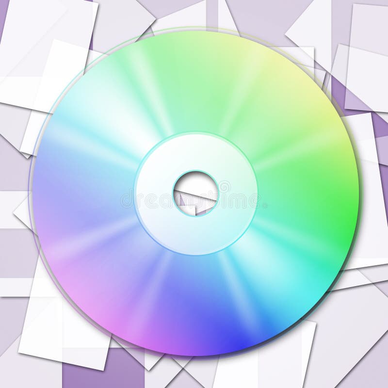Пространственная картинка компакт диска. Pix Tech CD.