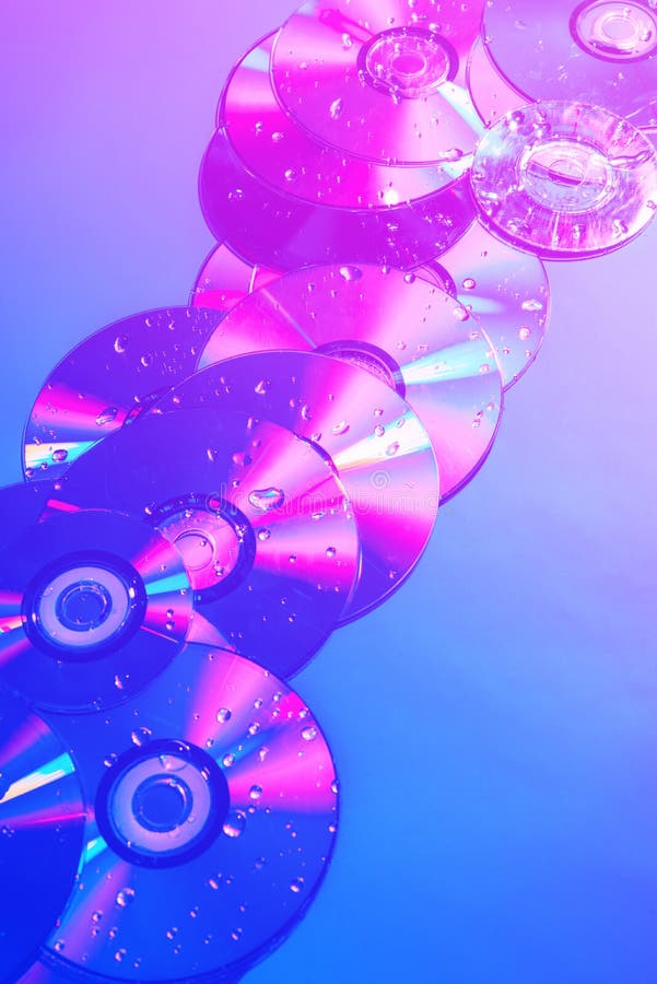 CDs on a Plain Background Illuminated with Neon Light Pink Blue, Minimal  Style Stock Image - Image of clubbing, dancing: 177470099