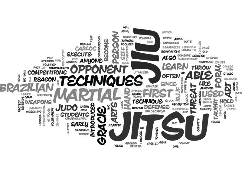 Ce qui est nuage de Jiu Jitsu Word illustration de vecteur Ce qui est nuage de Jiu Jitsu Word illustration de vecteur