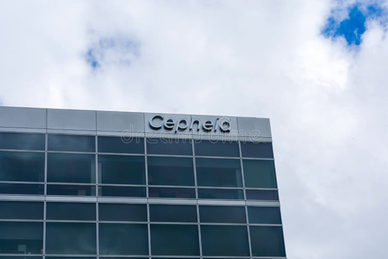 Cefalea sulla sede della società. cepheid inc è un'azienda americana di diagnostica molecolare immagine stock libera da diritti