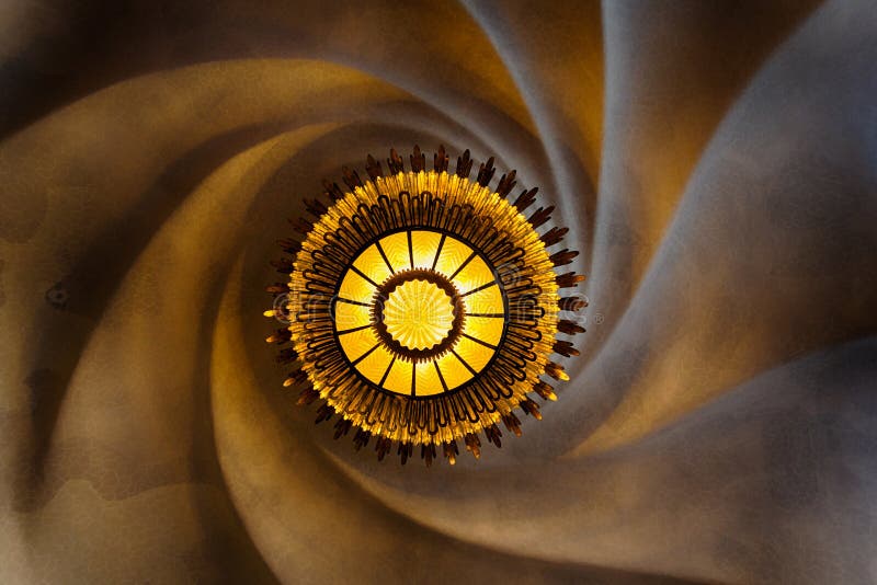 The ceiling of Casa Batllo, Barcelona royalty free stock photos The ceiling of Casa Batllo, Barcelona royalty free stock photos