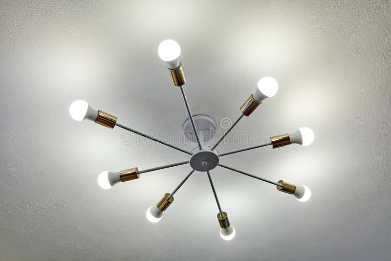 Ceiling chandelier with LED lights