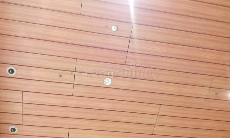 Wooden Ceiling Finishes With Varnishing For An International