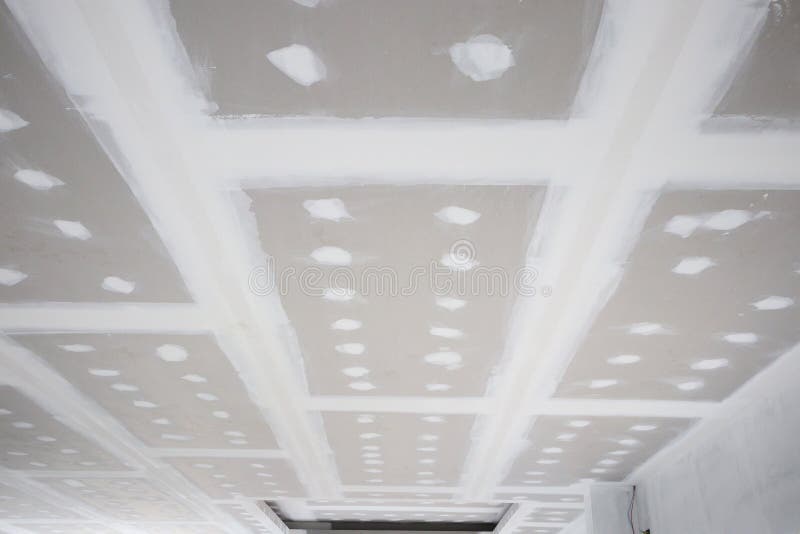 Ceiling Gypsum Board Installation Stock Image Image of Ceiling Gypsum Board Installation Stock Image Image of
