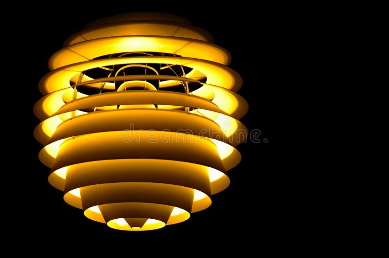 Ceiling light design royalty free stock photography