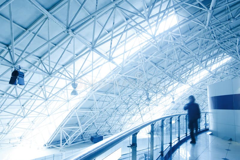 The Ceiling of Modern Architecture Stock Photo - Image of decoration