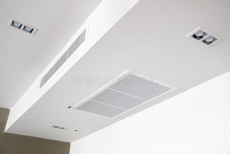 Ceiling Mounted Cassette Type Air Conditioner Stock Photo Image of climate, high 164194080