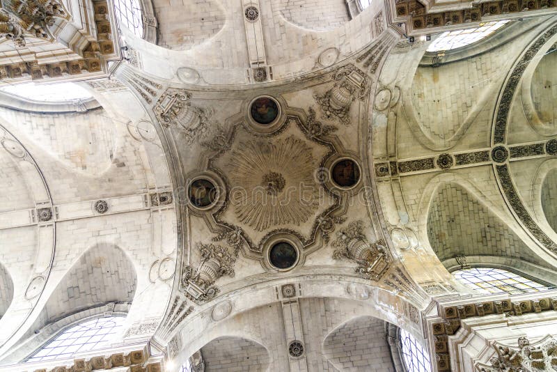 Ceiling of St. Saint Sulspice Cathedral
