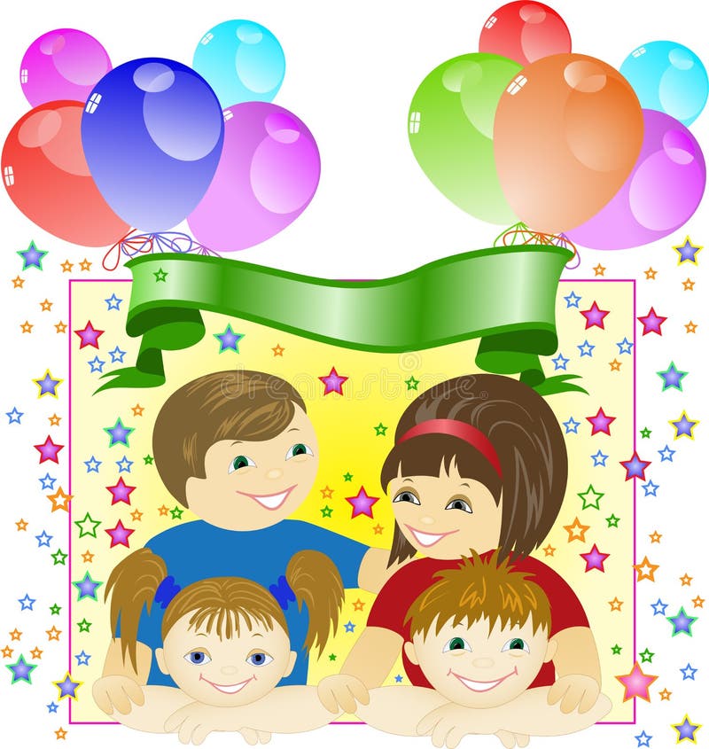 Celebración de familia libre illustration Celebración de familia libre illustration