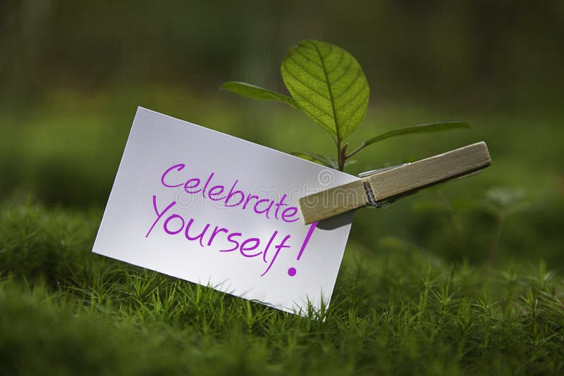 Celebrate Yourself! stock image. Image of freedom, alive 108303241