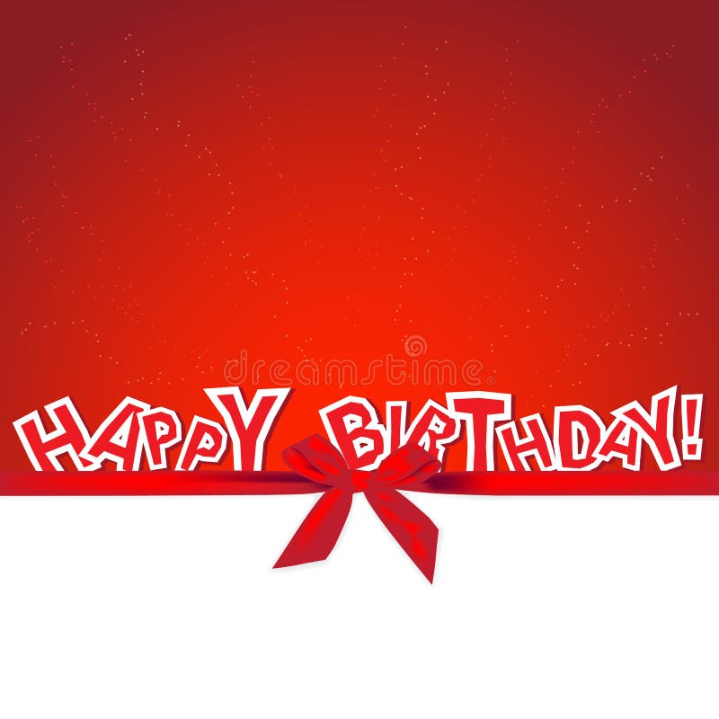 Celebrated red card stock vector. Illustration of background 29824738