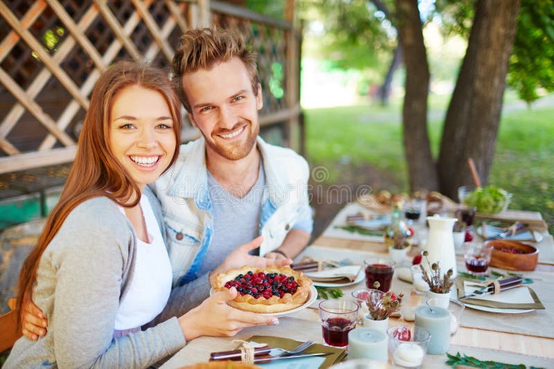 Celebrating Thanksgiving stock image Celebrating Thanksgiving stock image