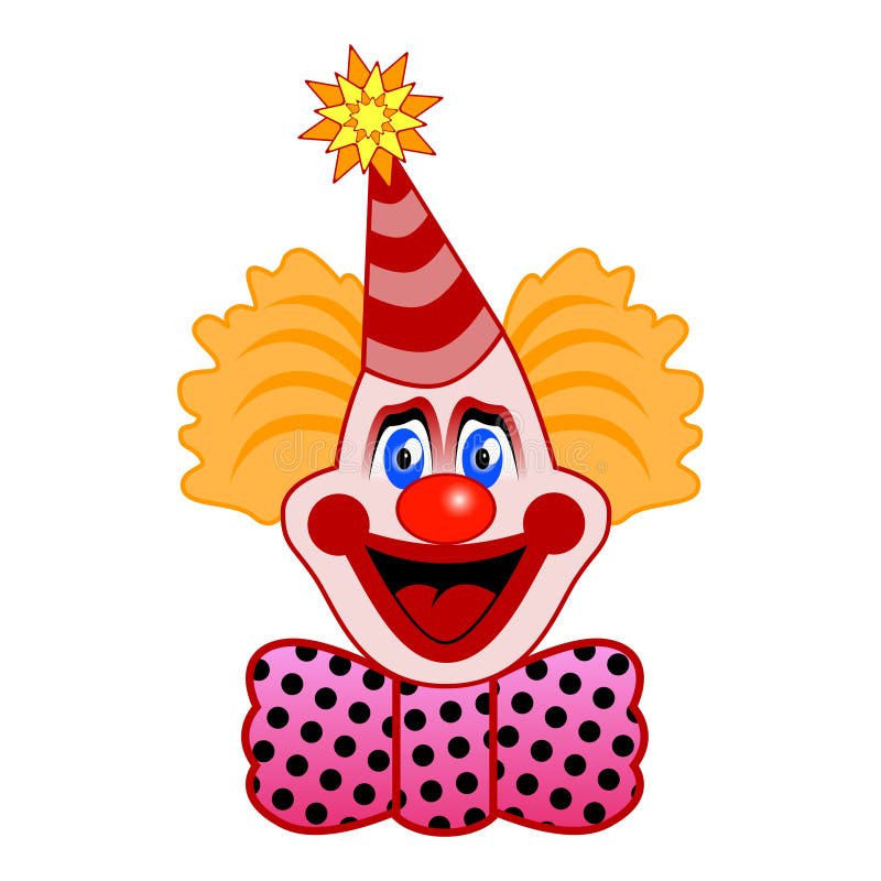Happy Clown stock vector. Illustration of entertainment - 8288262