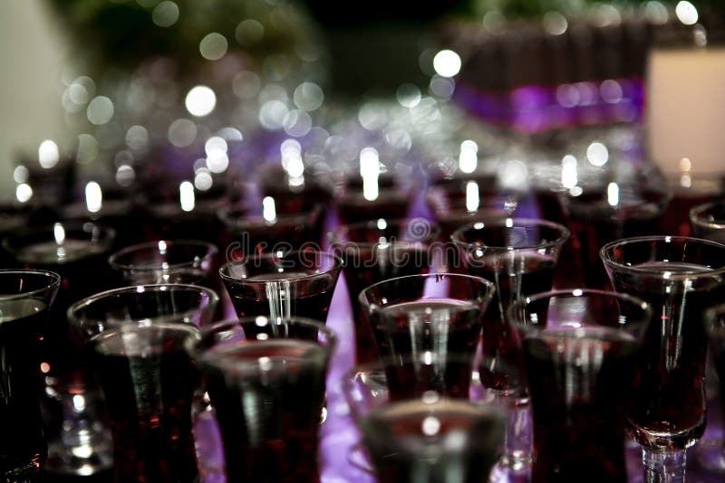 Celebration Drinks stock photo. Image of purple, closeup 10862654