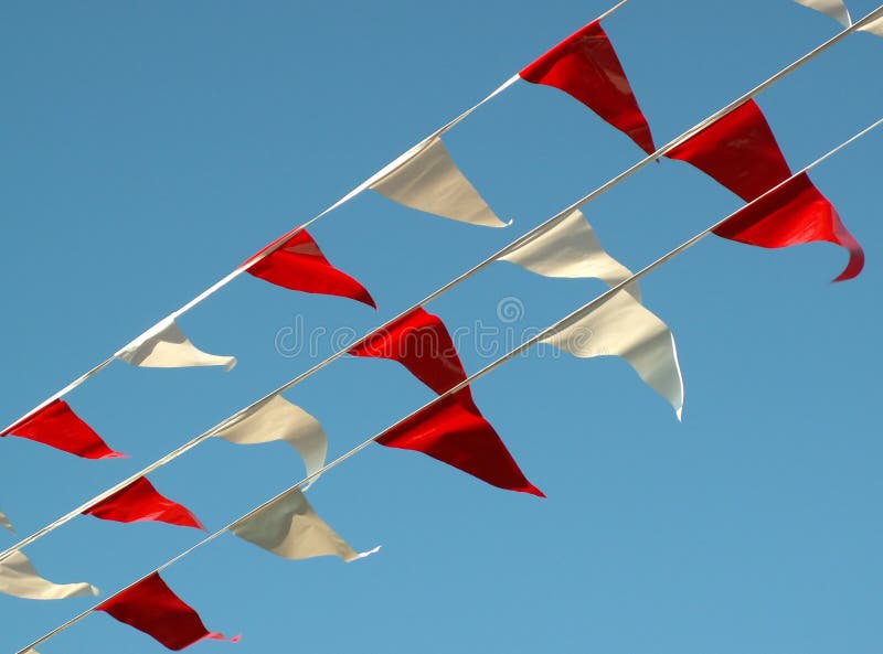 Celebration flags royalty free stock image