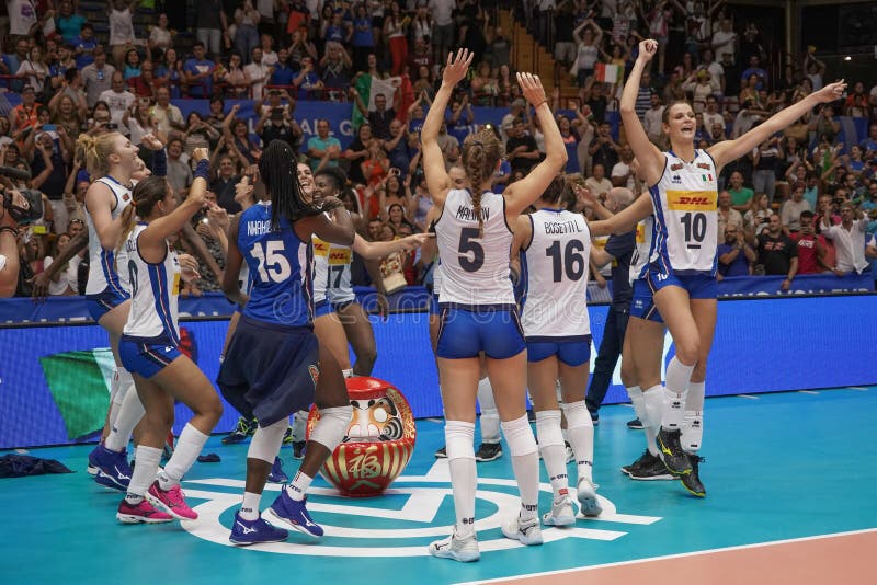 Italian Volleyball National Team Editorial Stock Image - Image of ...