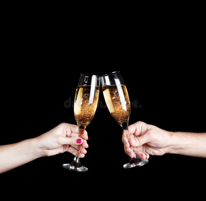 Celebrazione con champagne