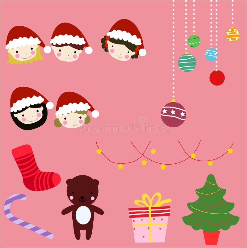 Celebrazione di natale illustrazione vettoriale Celebrazione di natale illustrazione vettoriale