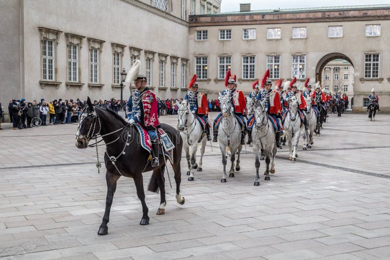 Celebrazione reale del nuovo anno a Copenhaghen, Danimarca immagini stock libere da diritti Celebrazione reale del nuovo anno a Copenhaghen, Danimarca immagini stock libere da diritti