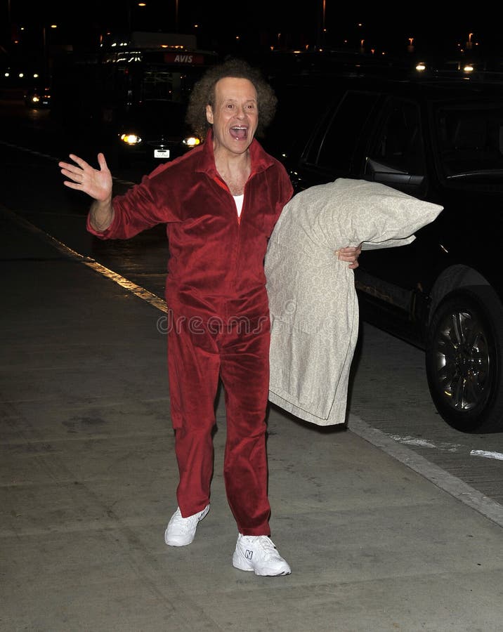 Celebrity Richard Simmons at LAX airport