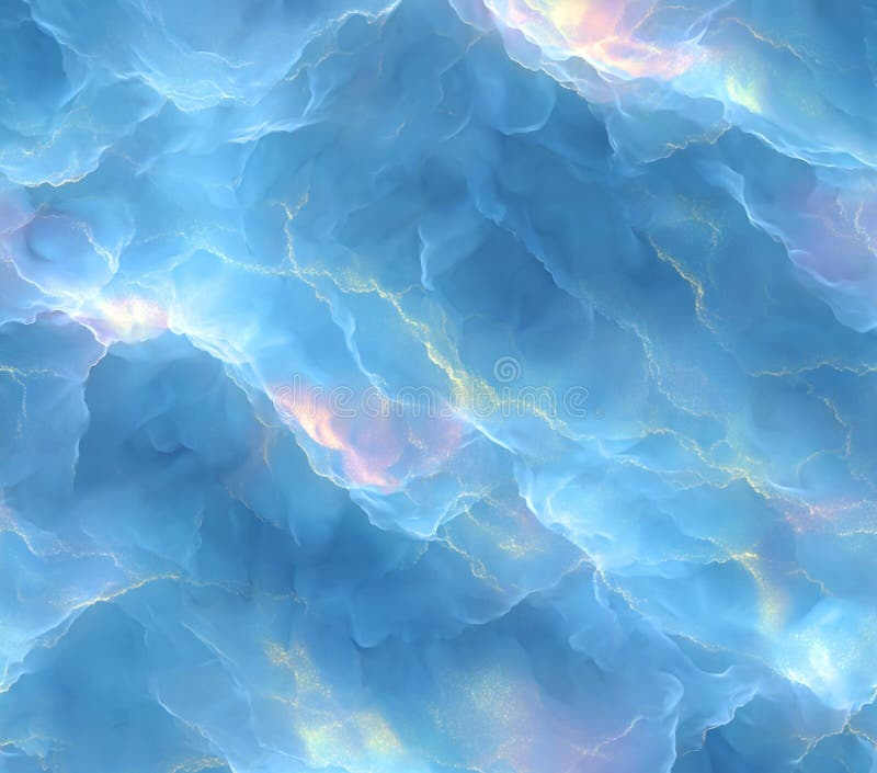Celestial Cloudscape Abstract Blue Texture Background royalty free illustration
