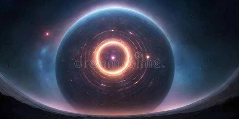 Cosmic Gateway in Starry Expanse royalty free stock photography