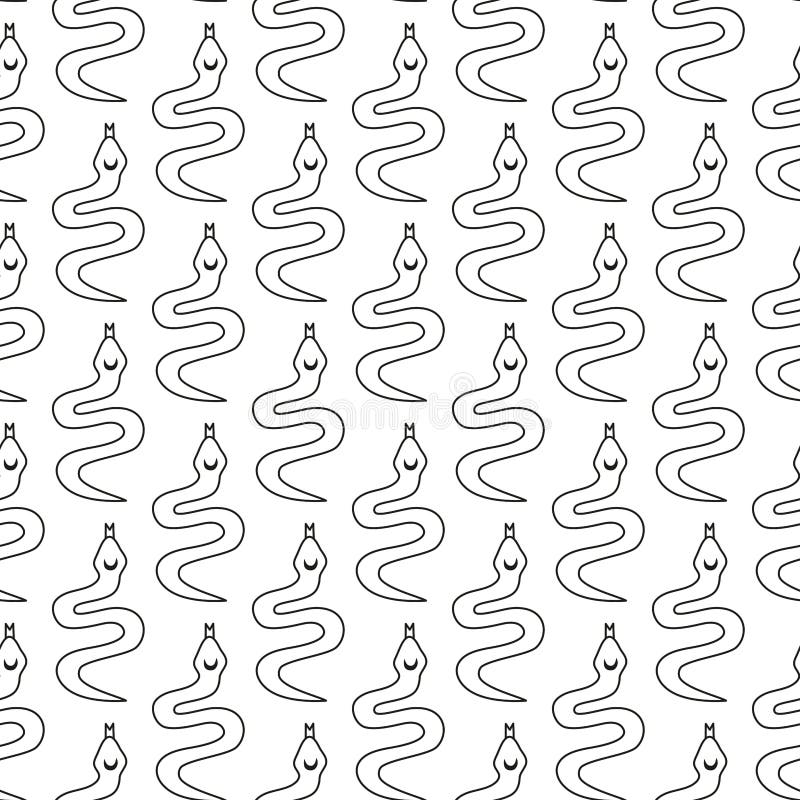 Black & White doodle snakes and ladders