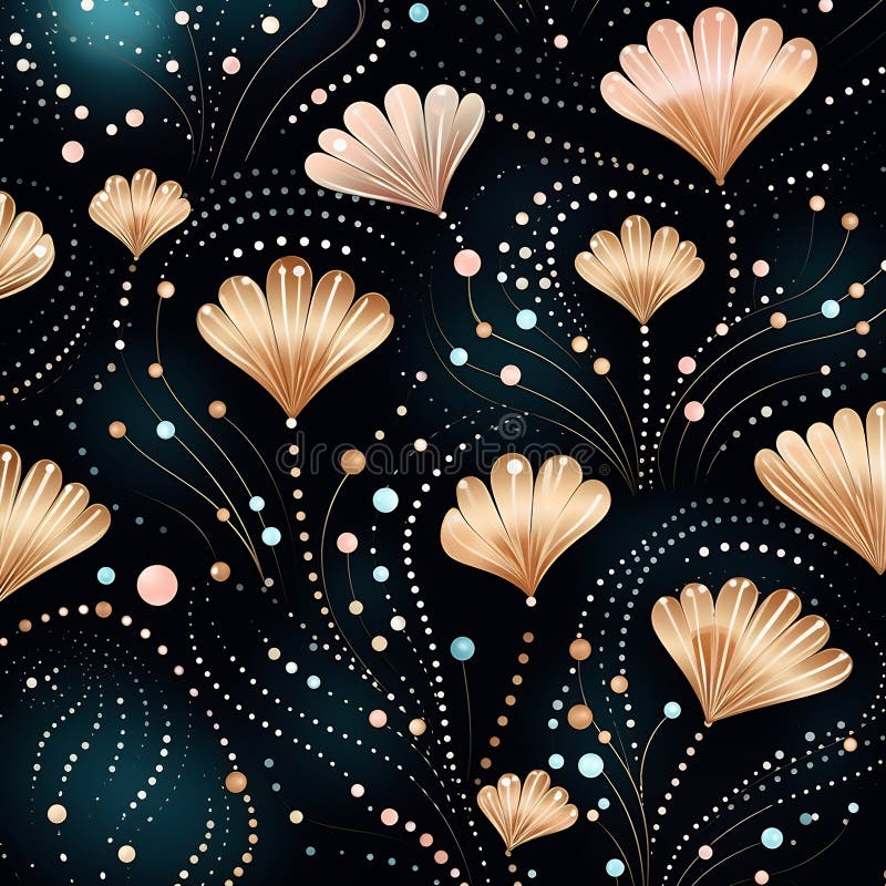 Celestial Seashell Constellations royalty free stock photo