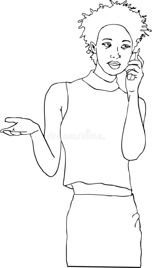 At the Cell Phone 02 vector illustration