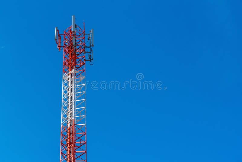 Cell Phone Antenna Tower stock photo. Image of airwaves 63812540