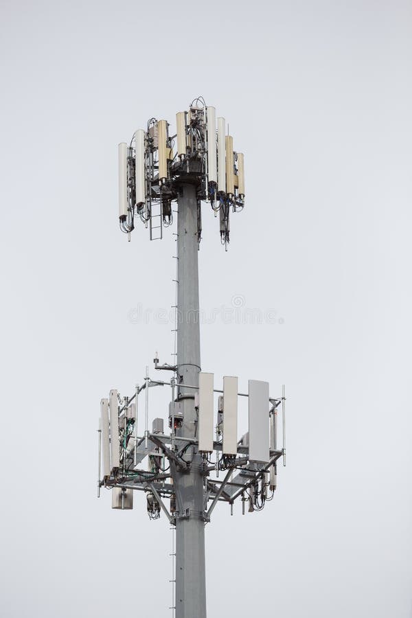 Cell Phone Data Reception Tower Stock Image Image of data, tower