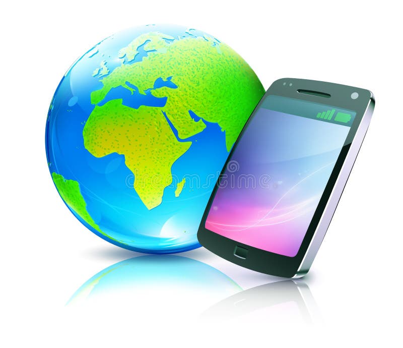 Download Cell phone icon stock vector. Illustration of graphic - 24734981