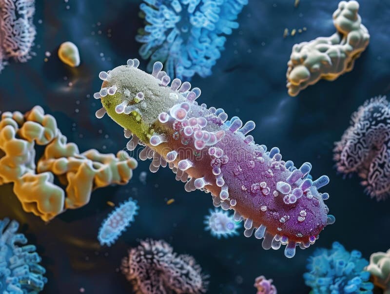 Close-up view of a cell phone showing various colored cells, ideal for illustrations on technology or biology themes. Code division stock images, royalty-free photos and pictures
