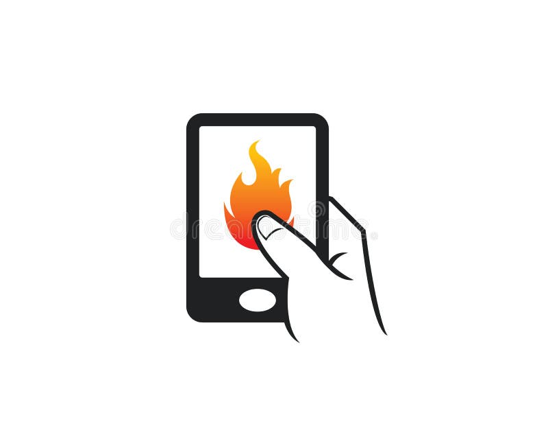 Cell phone touch apps icon for heat hot bbqrestaurant grill burn fire company royalty free illustration Cell phone touch apps icon for heat hot bbqrestaurant grill burn fire company royalty free illustration