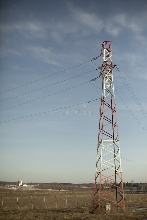 Cell Tower. Antenna in Field Stock Photo Image of frequency, field