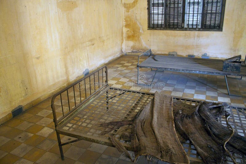 Cell in Tuol Sleng (S21) Prison